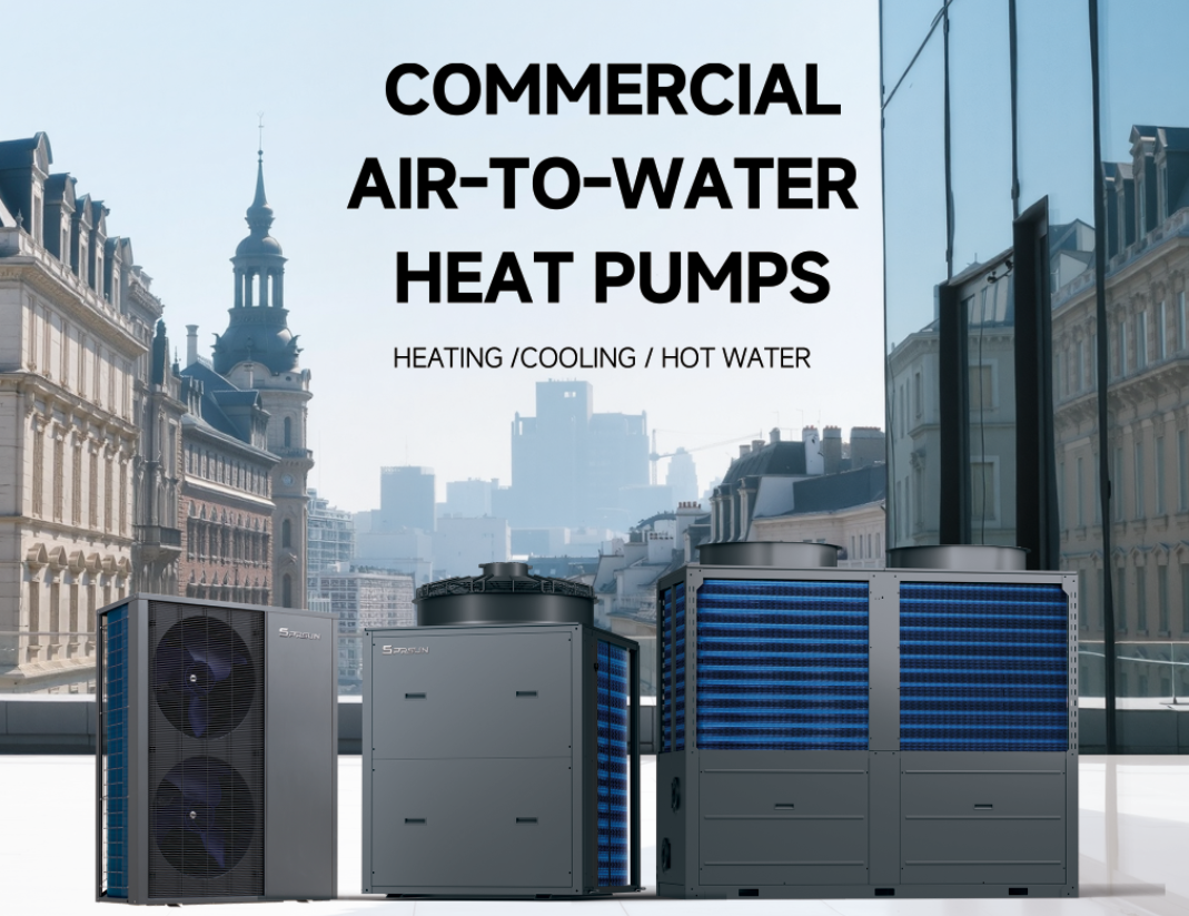 R290 kommerciel varmepumpe