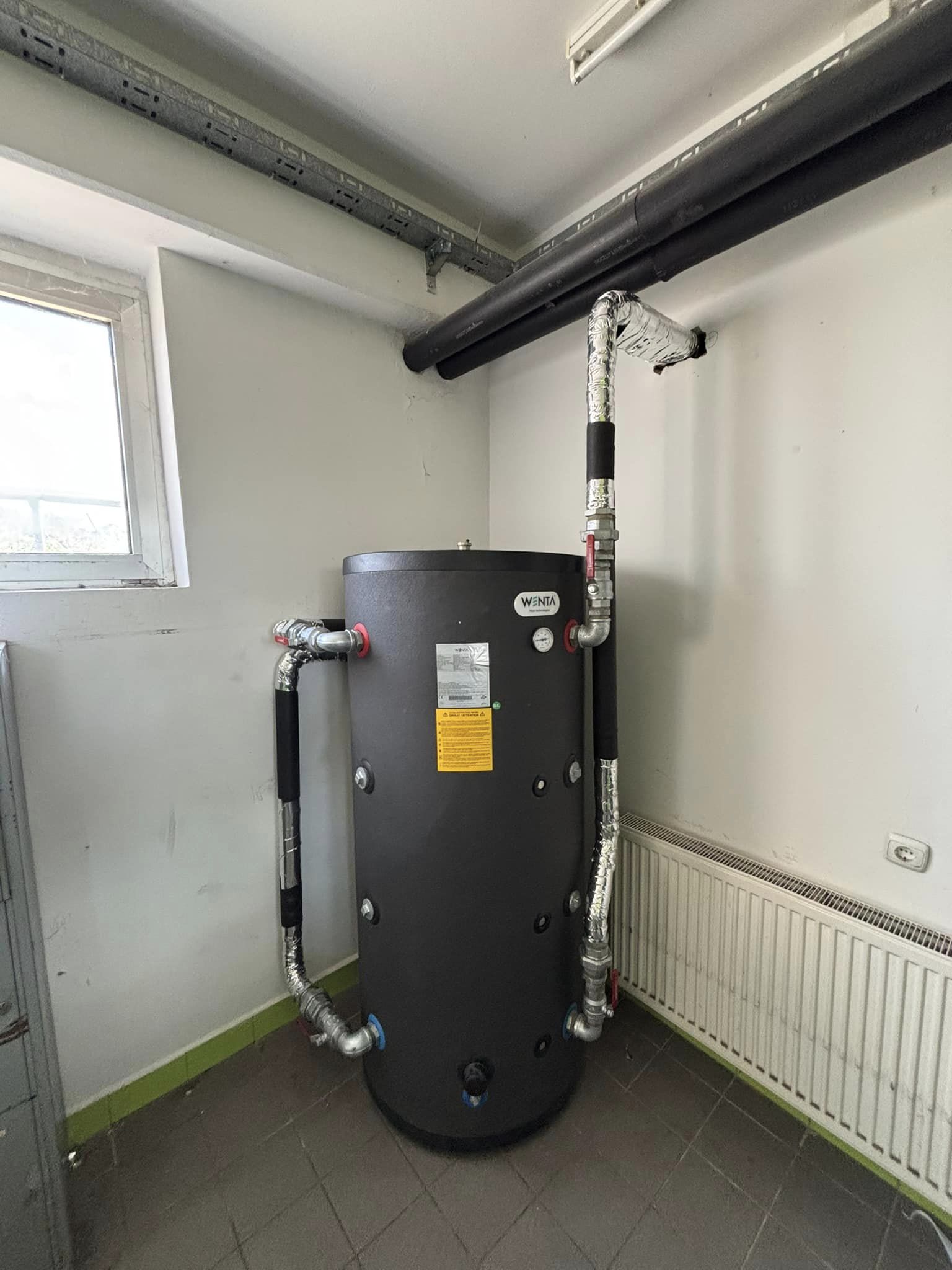 Integreret varmepumpe vandvarmer