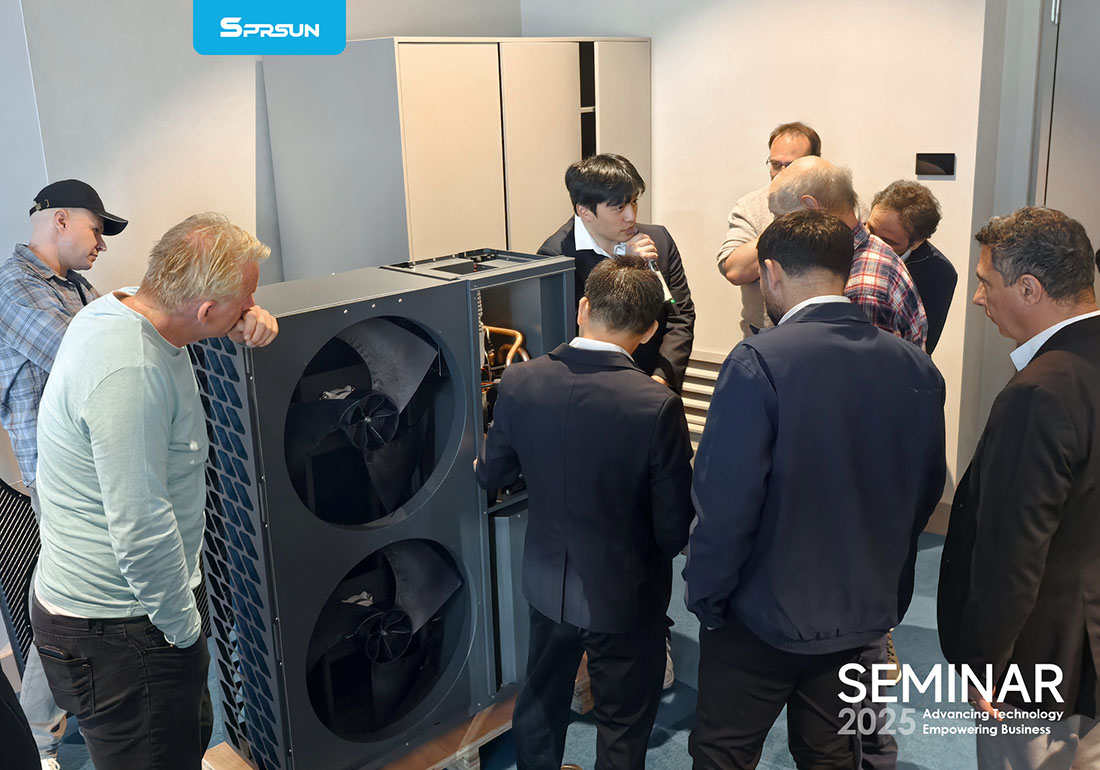 Europæiske klienter besøger Spesun Heat Pump