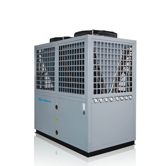 42KW-92KW 80℃ Industriel EVI højtemperatur luftkilde varmepumpe vandvarmer 