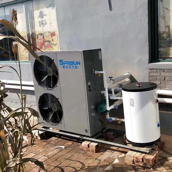 SPRSUN Luftkilde varmtvandsvarmepumpe til villaer