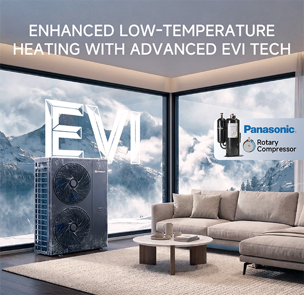 R32 varmepumpe EVI tech 
